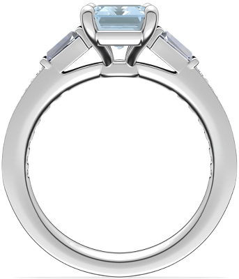Side profile view of ring