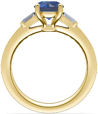 Side profile view of ring