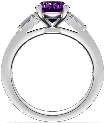 Side profile view of ring