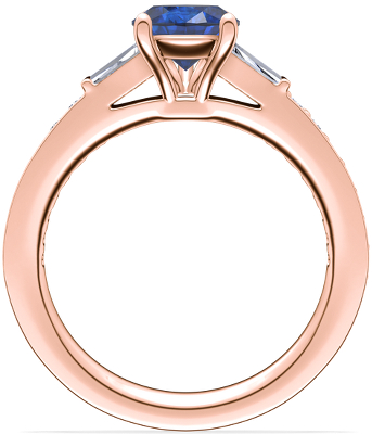 Side profile view of ring