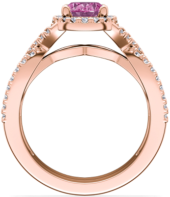 Side profile view of ring