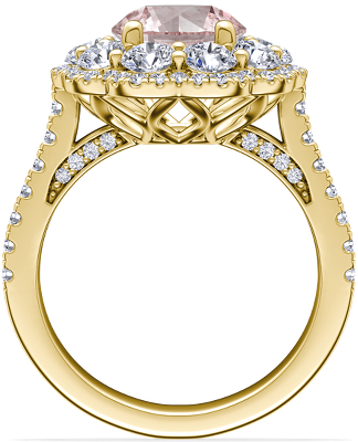 Side profile view of ring