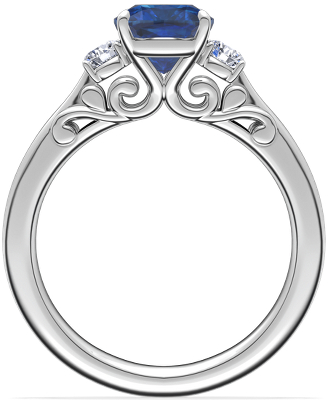 Side profile view of ring