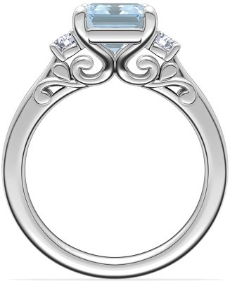 Side profile view of ring