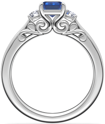 Side profile view of ring