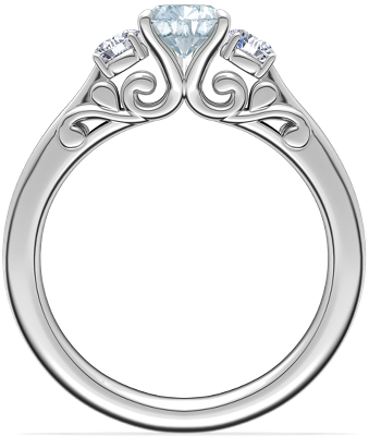Side profile view of ring