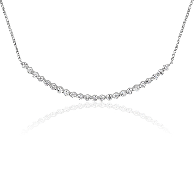 smile diamond necklace