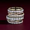 first alternate view of French Pave Diamond Eternity Ring in 14k Rose Gold  (1 ct. tw.)