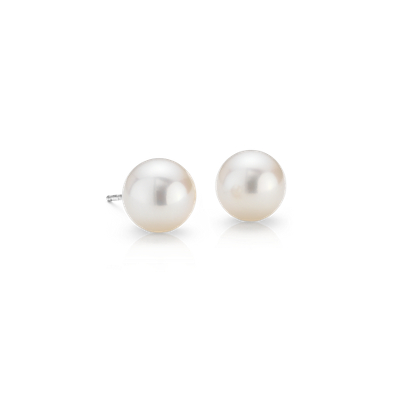 cultured pearl earrings