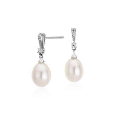 tiffany pearl earrings uk