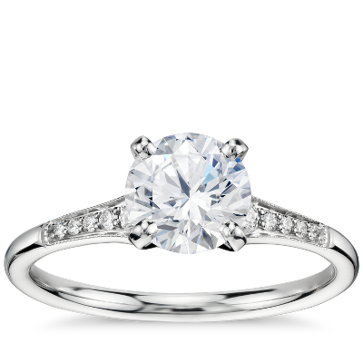 charlize ring - 2.5 carat cushion cut forever one ...