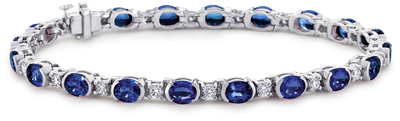 Bracelet saphir et diamant