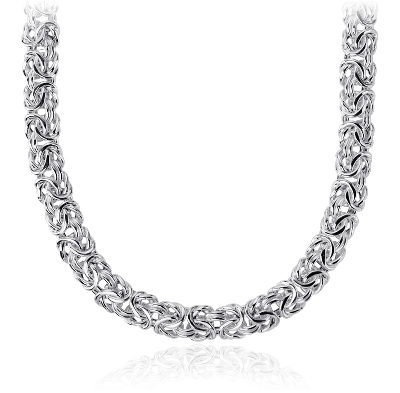 Byzantine Necklace in Italian Sterling Silver | Blue Nile (1100 x 950 Pixel)