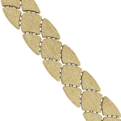 Reversible Bracelet in 14k Italian Yellow Gold (9 mm)