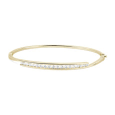 Channel Set Bypass Bangle in 14k Yellow Gold (0.96 ct. tw.)