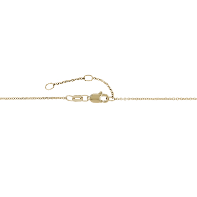 Closeup view of the bracelet clasp