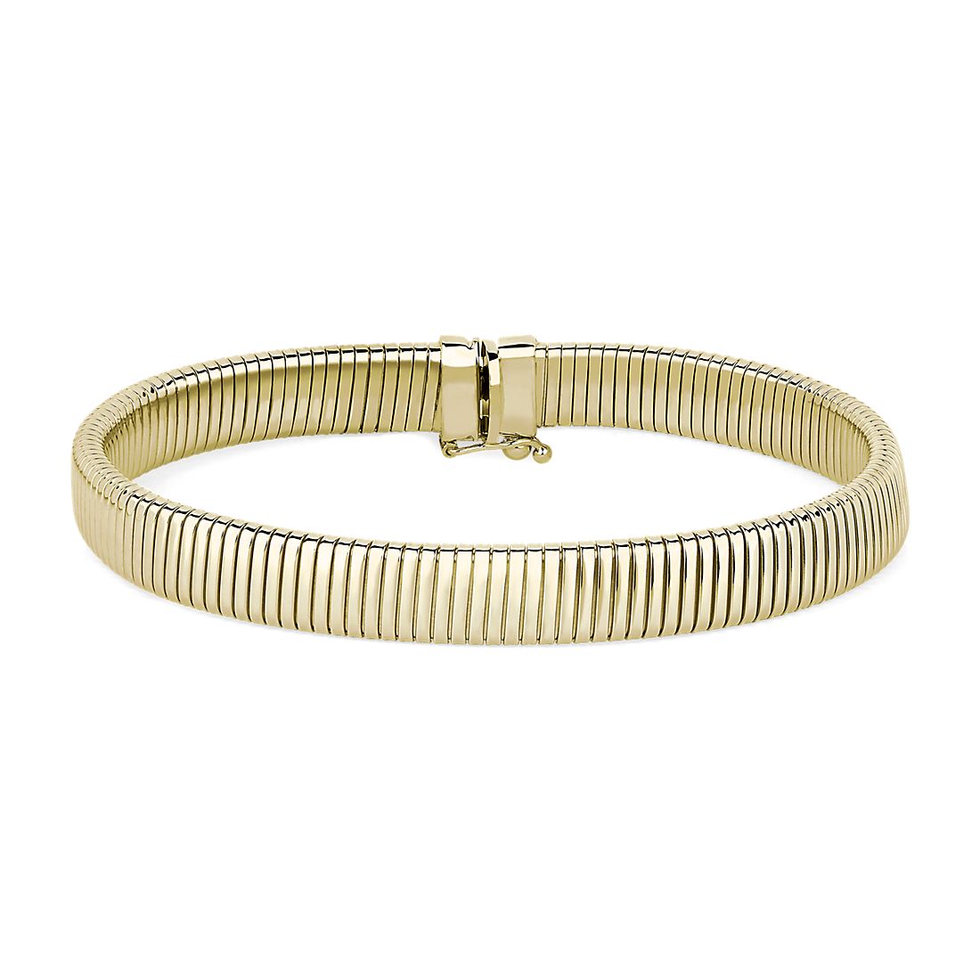 7.25" Dome Bracelet in 14k Yellow Gold (8.4mm)