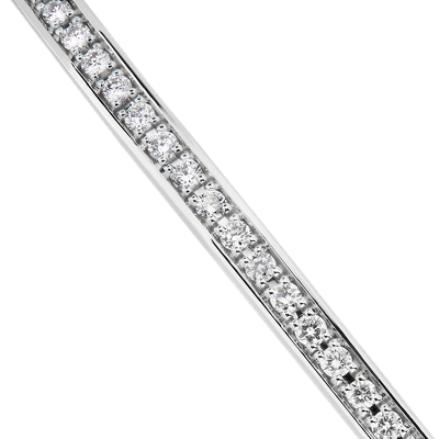 Eternity Diamond Bangle Bracelet in 18k White Gold (0.98 ct. tw.)