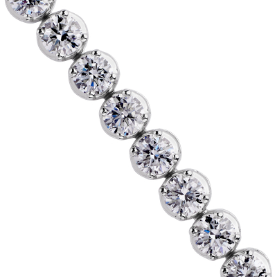 Lab Grown Diamond Tennis Bracelet in 14k White Gold (4.96 ct. tw.)