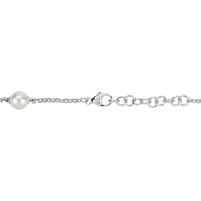 Closeup view of the bracelet clasp
