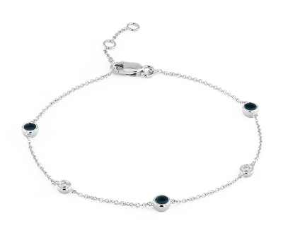 White gold dainty bracelet