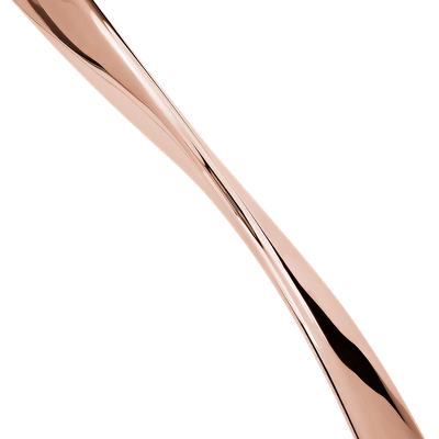 Twist Bangle in 14k Italian Rose Gold