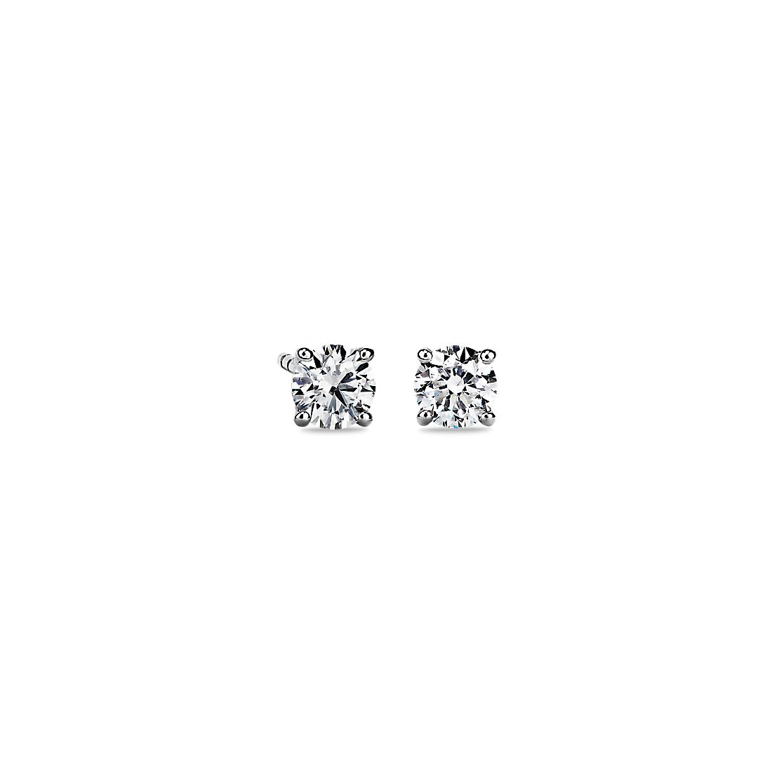 Astor Diamond Stud Earrings in Platinum (3/4 ct. tw.) - F / VS2