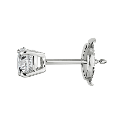Diamond Stud Earrings in 14k White Gold (1 ct. tw.)