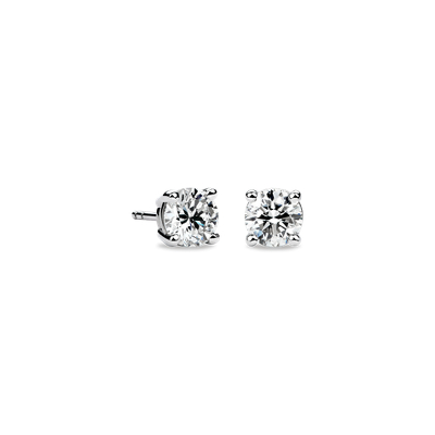 Diamond Stud Earrings in 14k White Gold (1 1/2 ct. tw.) | Blue Nile