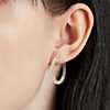 Diamond Eternity Hoop Earrings in 18k Yellow Gold (1 1/2 ct. tw.) G/SI