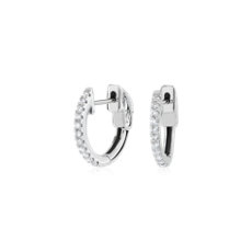The Perfect Diamond Hoops in 14k White Gold (0.23 ct. tw.)