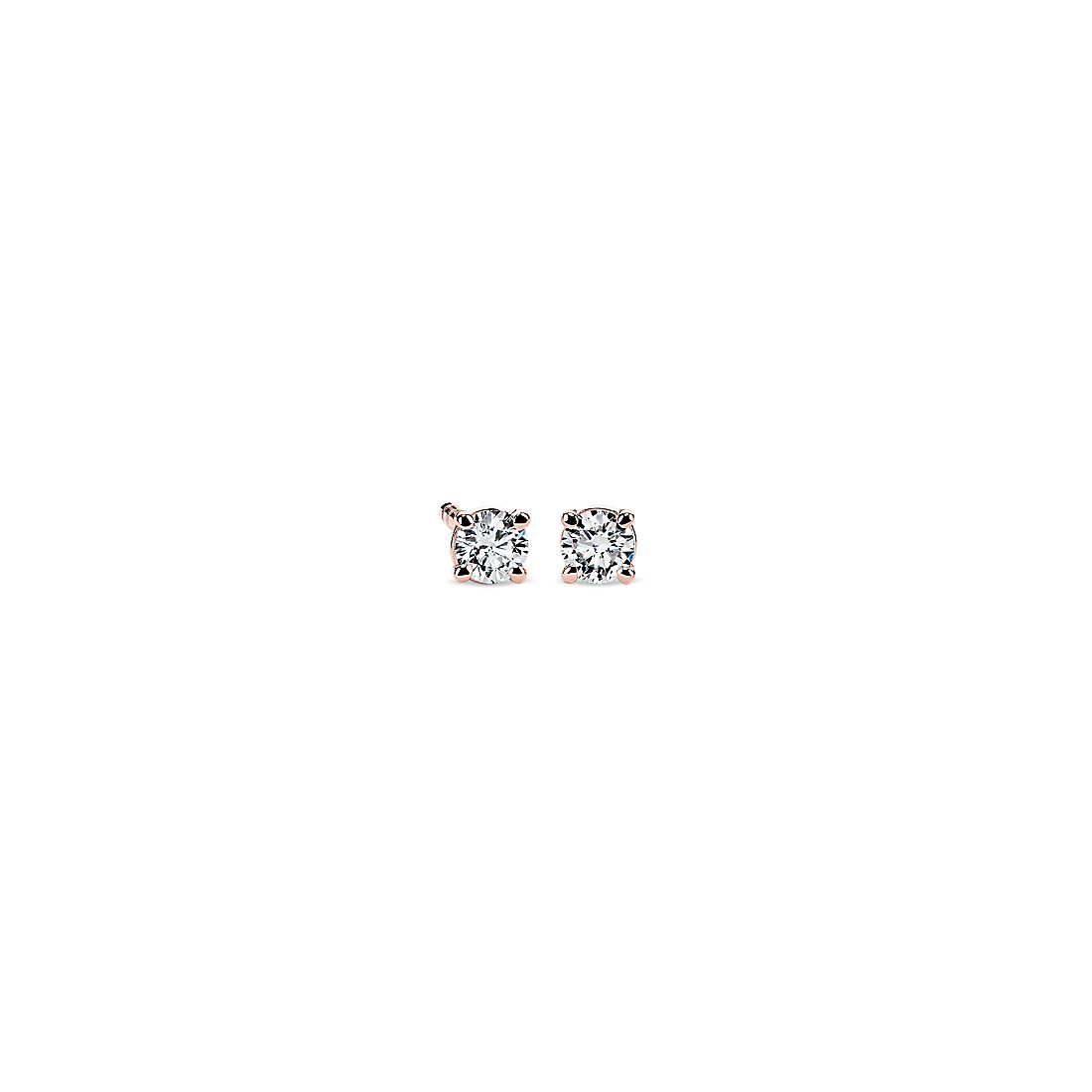 Diamond Stud Earrings in 14k Rose Gold (0.20 ct. tw.)