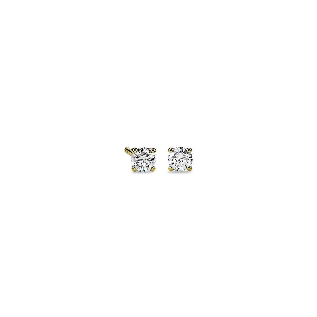 14k Yellow Gold Four-Claw Diamond Stud Earrings (0.30 ct. tw.)