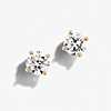 first alternate view of 14k Yellow Gold Four-Claw Diamond Stud Earrings (0.70 ct. tw.)