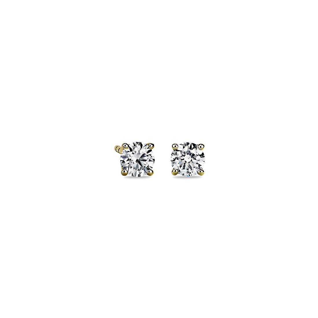 Diamond Stud Earrings in 14k Yellow Gold (3/4 ct. tw.)