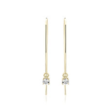 Diamond Threader Drop Earrings in 14k Yellow Gold (0.46 ct. tw.)
