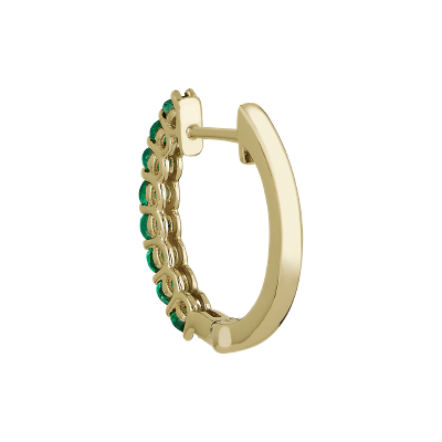 Closeup view of the bracelet clasp