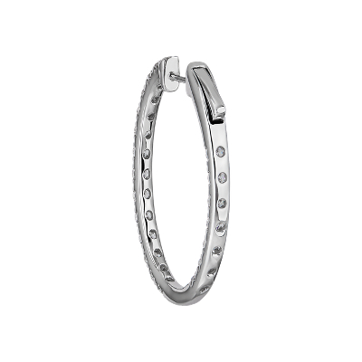 Closeup view of the bracelet clasp