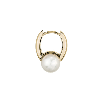 Freshwater Cultured Pearl Drop Fashion Earrings in 14k Yellow Gold (8-9mm)