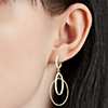 Interlocking Teardrop Earrings in 14k Yellow Gold