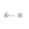 LIGHTBOX Lab-Grown Diamond Round Solitaire Martini Stud Earrings in 14k White Gold (1 ct. tw.)