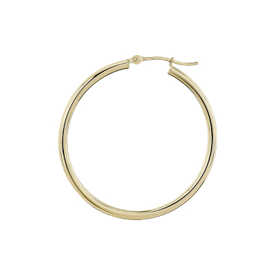 Medium Hoop Earrings in 14k Yellow Gold (2 x 34 mm)
