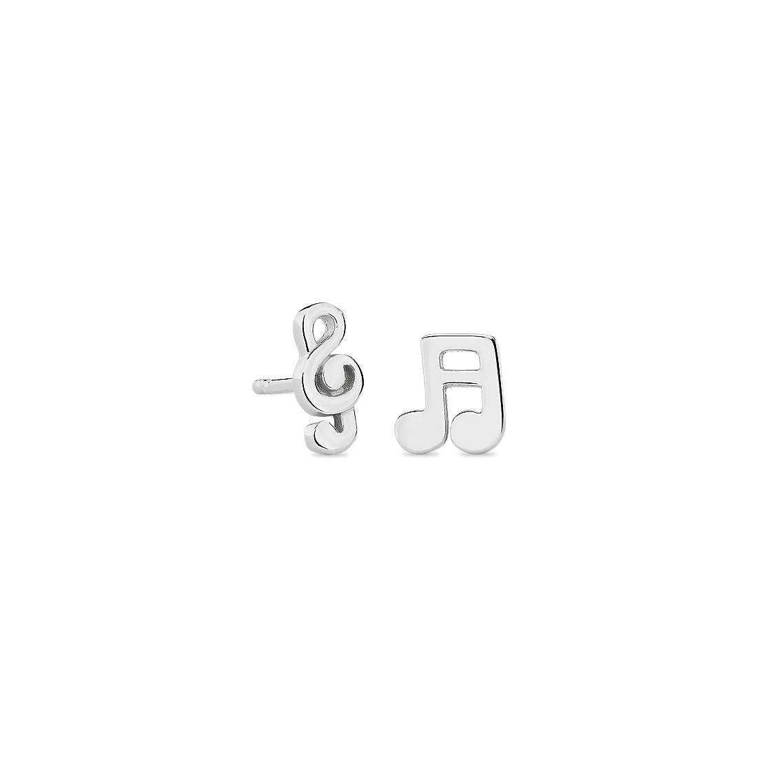 925Sterling Silver Fashion Jewelry Accessories Music Note Women Earrings EB961 
