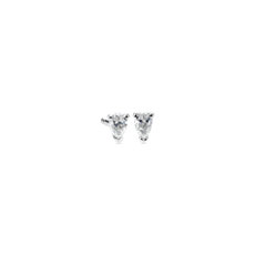 Pear Shape Diamond Stud Earrings in 14K White Gold (0.31 ct. tw.)