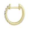 Petite Diamond Huggie Hoop Earrings in 14k Yellow Gold (0.23 ct. tw.)