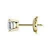 14k Yellow Gold Four-Claw Princess Diamond Stud Earrings (0.96 ct. tw.)