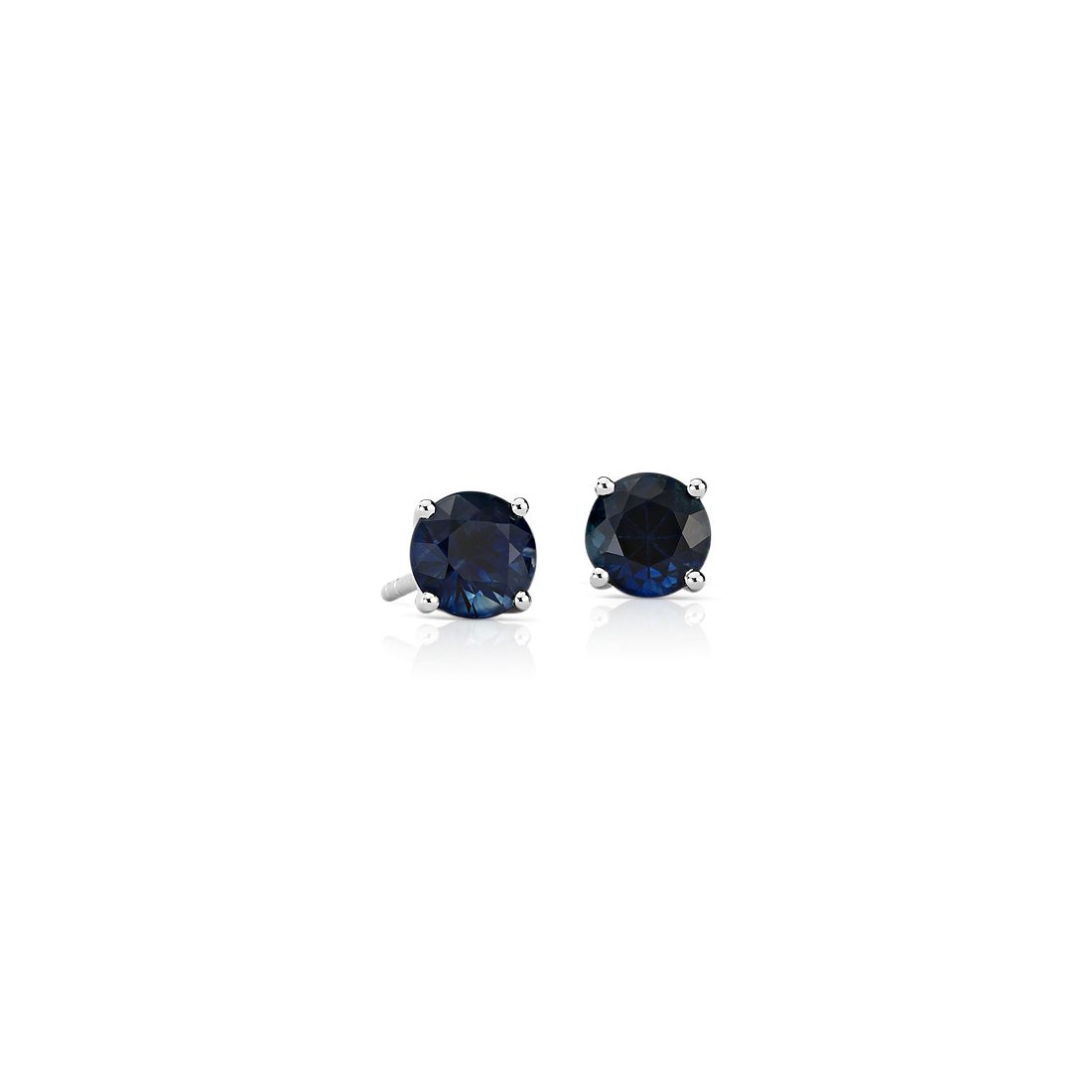 4.5 Ct Pear Cut Simulated Blue Sapphire Basket Stud Earrings In 14K Solid Gold 
