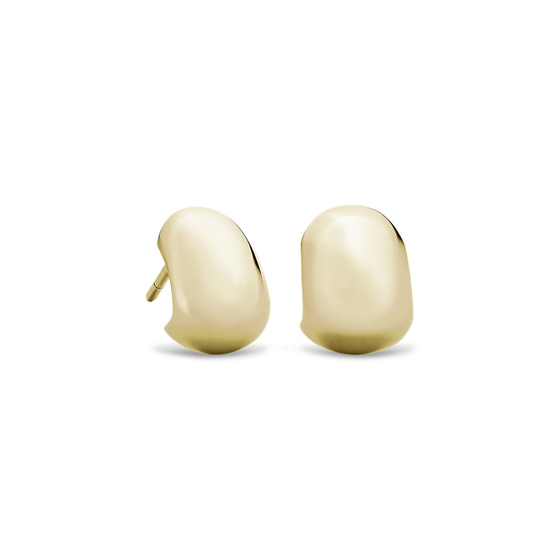 Spherical Stud Earrings in 14k Italian Yellow Gold