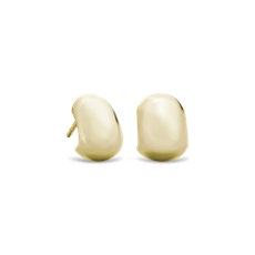 NEW Spherical Stud Earrings in 14k Italian Yellow Gold