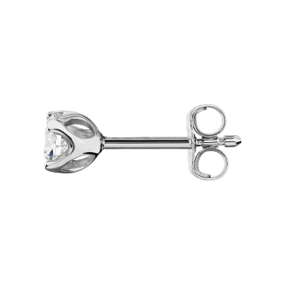 Tulip Stud Earrings in 18K White Gold (0.46 ct. tw.)